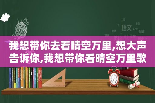 我想带你去看晴空万里,想大声告诉你,我想带你看晴空万里歌词