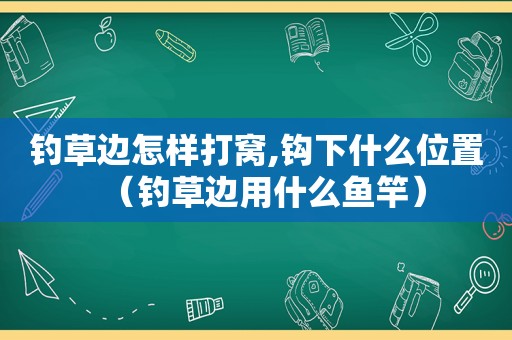 钓草边怎样打窝,钩下什么位置（钓草边用什么鱼竿）