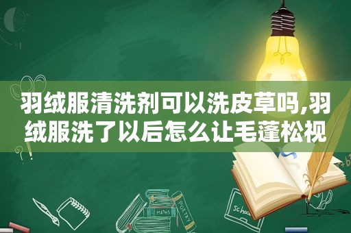 羽绒服清洗剂可以洗皮草吗,羽绒服洗了以后怎么让毛蓬松视频