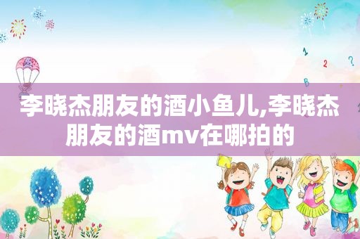 李晓杰朋友的酒小鱼儿,李晓杰朋友的酒mv在哪拍的