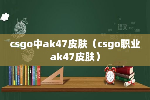 csgo中ak47皮肤（csgo职业ak47皮肤）