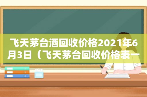 飞天茅台酒回收价格2021年6月3日（飞天茅台回收价格表一览）