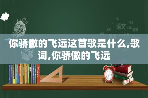 你骄傲的飞远这首歌是什么,歌词,你骄傲的飞远