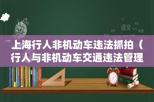 上海行人非机动车违法抓拍（行人与非机动车交通违法管理系统）