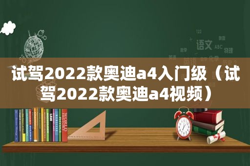 试驾2022款奥迪a4入门级（试驾2022款奥迪a4视频）