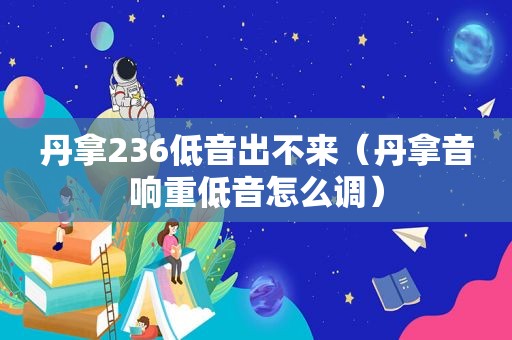 丹拿236低音出不来（丹拿音响重低音怎么调）