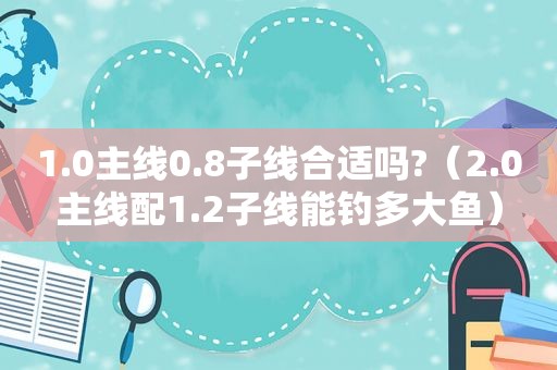 1.0主线0.8子线合适吗?（2.0主线配1.2子线能钓多大鱼）