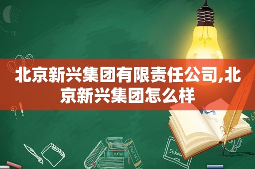 北京新兴集团有限责任公司,北京新兴集团怎么样