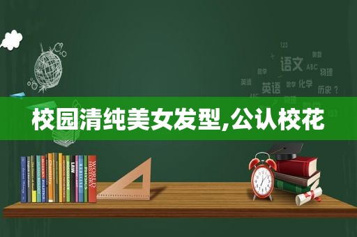 校园清纯美女发型,公认校花