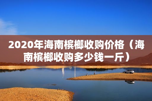 2020年海南槟榔收购价格（海南槟榔收购多少钱一斤）