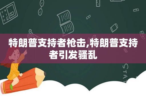 特朗普支持者枪击,特朗普支持者引发骚乱