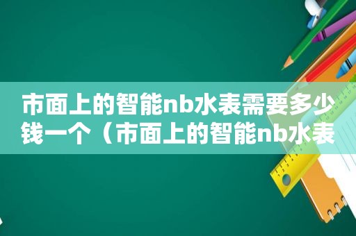 市面上的智能nb水表需要多少钱一个（市面上的智能nb水表需要多少钱一台）