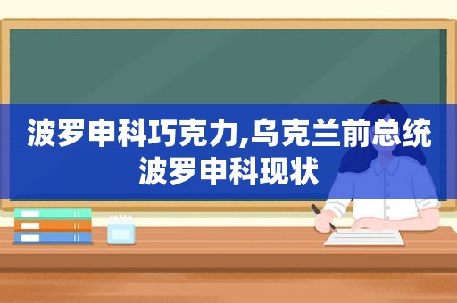 波罗申科巧克力,乌克兰前总统波罗申科现状