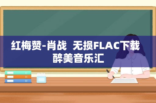 红梅赞-肖战  无损FLAC下载  醉美音乐汇