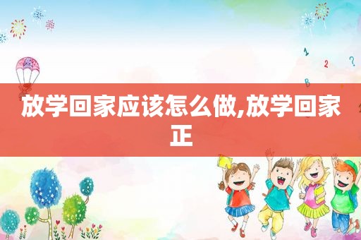 放学回家应该怎么做,放学回家正