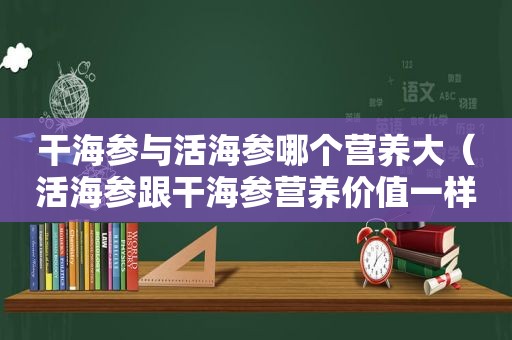 干海参与活海参哪个营养大（活海参跟干海参营养价值一样吗）