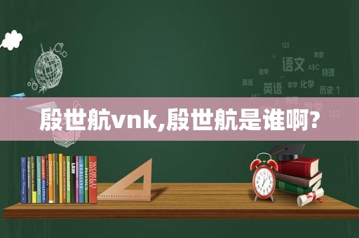 殷世航vnk,殷世航是谁啊?