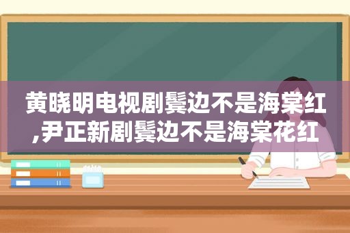 黄晓明电视剧鬓边不是海棠红,尹正新剧鬓边不是海棠花红