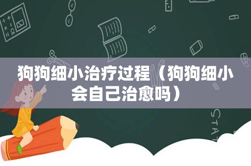 狗狗细小治疗过程（狗狗细小会自己治愈吗）