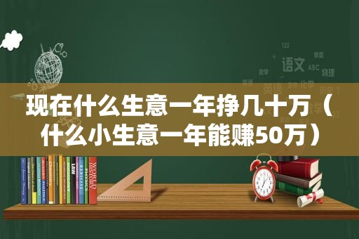 现在什么生意一年挣几十万（什么小生意一年能赚50万）