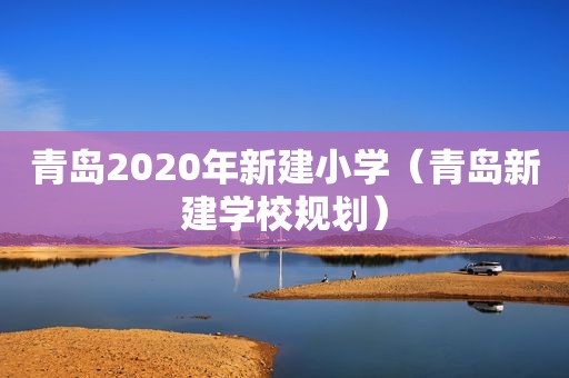 青岛2020年新建小学（青岛新建学校规划）