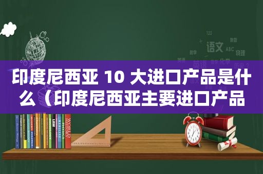 印度尼西亚 10 大进口产品是什么（印度尼西亚主要进口产品）