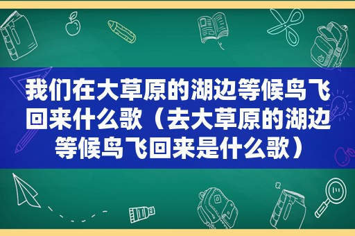 我们在大草原的湖边等候鸟飞回来什么歌（去大草原的湖边等候鸟飞回来是什么歌）