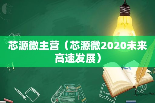 芯源微主营（芯源微2020未来高速发展）