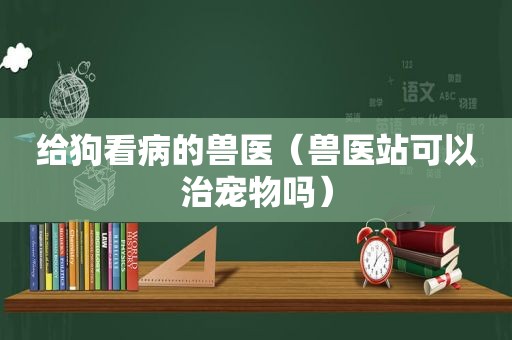 给狗看病的兽医（兽医站可以治宠物吗）