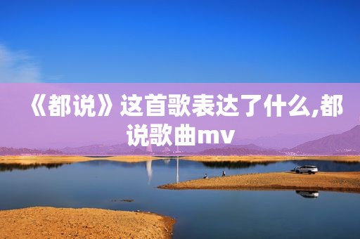 《都说》这首歌表达了什么,都说歌曲mv