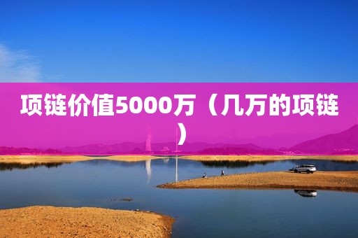 项链价值5000万（几万的项链）