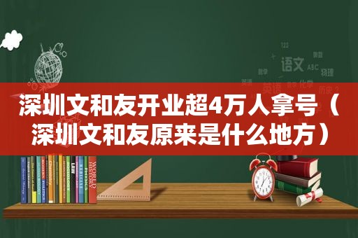 深圳文和友开业超4万人拿号（深圳文和友原来是什么地方）