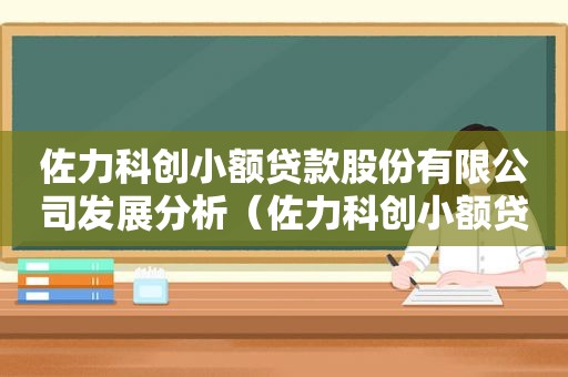 佐力科创小额贷款股份有限公司发展分析（佐力科创小额贷款股份有限公司发展的不足）