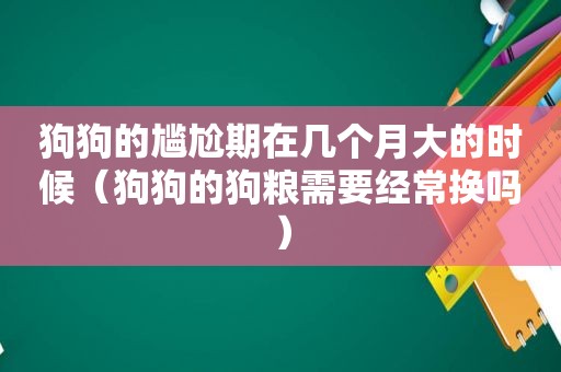 狗狗的尴尬期在几个月大的时候（狗狗的狗粮需要经常换吗）