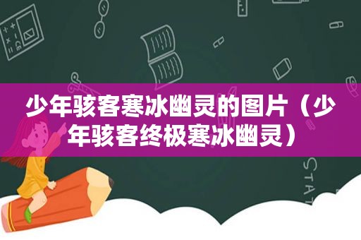 少年骇客寒冰幽灵的图片（少年骇客终极寒冰幽灵）