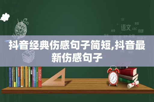 抖音经典伤感句子简短,抖音最新伤感句子