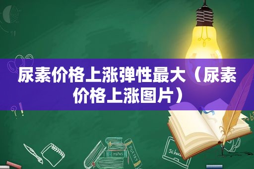 尿素价格上涨弹性最大（尿素价格上涨图片）