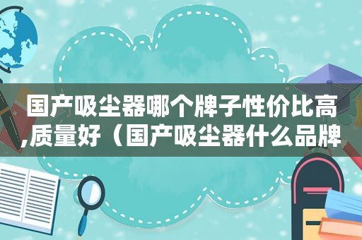 国产吸尘器哪个牌子性价比高,质量好（国产吸尘器什么品牌最好）