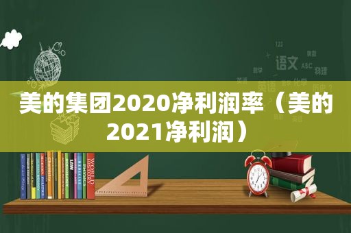 美的集团2020净利润率（美的2021净利润）