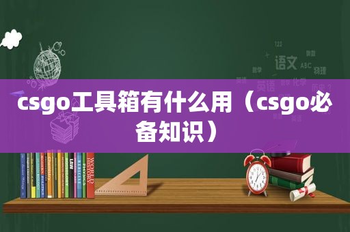 csgo工具箱有什么用（csgo必备知识）