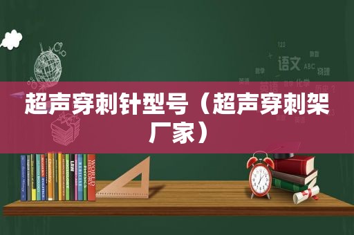 超声穿刺针型号（超声穿刺架厂家）