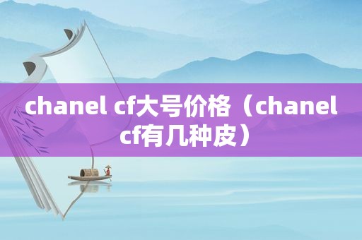 chanel cf大号价格（chanel cf有几种皮）