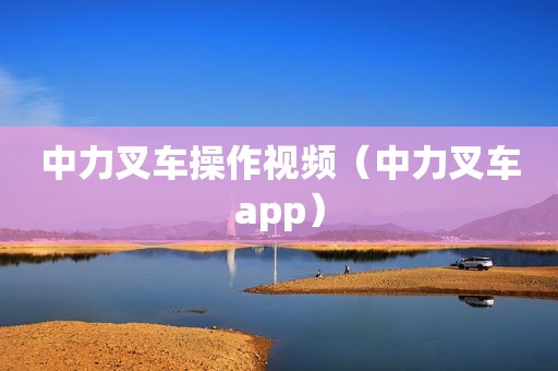 中力叉车操作视频（中力叉车app）