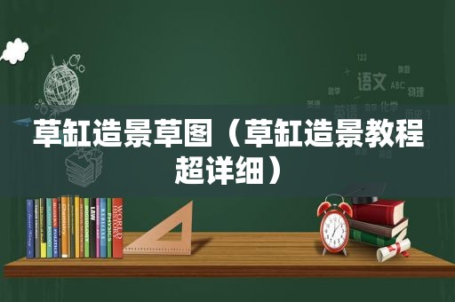 草缸造景草图（草缸造景教程超详细）