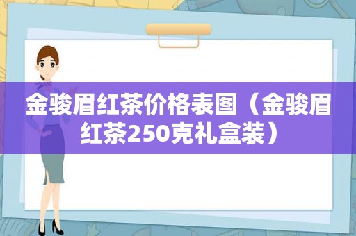 金骏眉红茶价格表图（金骏眉红茶250克礼盒装）