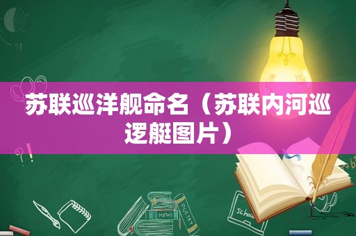 苏联巡洋舰命名（苏联内河巡逻艇图片）