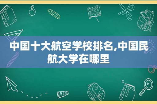 中国十大航空学校排名,中国民航大学在哪里