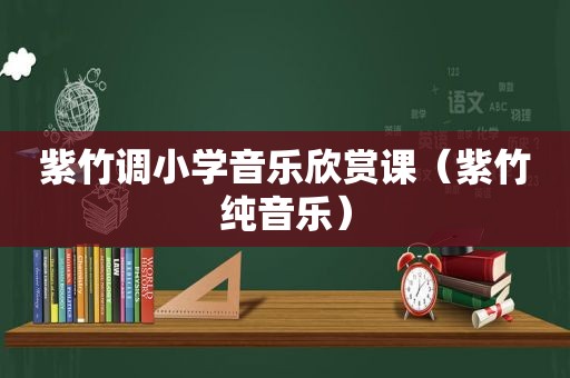 紫竹调小学音乐欣赏课（紫竹纯音乐）