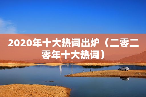 2020年十大热词出炉（二零二零年十大热词）