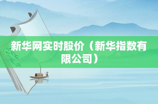 新华网实时股价（新华指数有限公司）